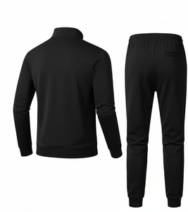 ชุดกีฬาแฟชั่นมีฮู้ด | เสื้อผ้าฝ้าย100% คุณภาพระดับพรีเมียมระบายอากาศได้ดีป้องกันแบคทีเรียดีไซน์ตามสั่ง - Product Image 2