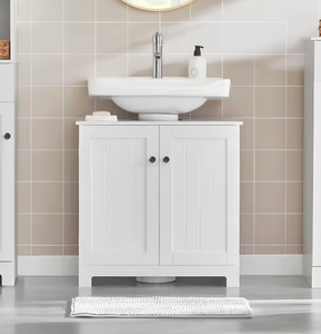 Meubles de salle de bain en bois, meuble-lavabo séparé avec lavabo, vente en gros - Product Image 2