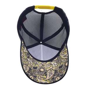 Sombrero de malla ajustable de 6 paneles | Gorra de camionero con bordado de logotipo personalizado para equipos deportivos de verano - Product Image 2