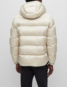 แจ็กเก็ตขนเป็ดเนื้อหนาสำหรับผู้ชายมีซิปพิมพ์ลายกันน้ำกันลมกันลมกันลมสำหรับฤดูหนาว - Product Image 6