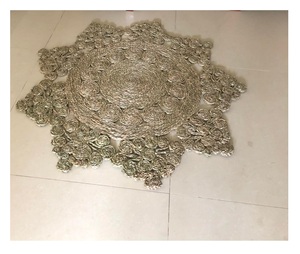 Custom Square Tile Seagrass Mat <b>Coaster</b> Kitchen Pot Plate Mats Heat Insulated Pad <b>Ceramic</b> Mat for Home - Product Image 3