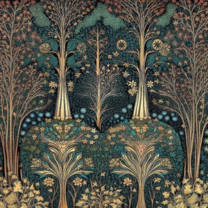 El papel de pared y el tapiz de pared de bosque creativo de gran venta son adecuados para usar en el sofá de la sala de estar, TV, paredes de la sala de estudio - Product Image 2