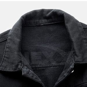 New Arrival High Quality Casual Women's Jeans Jacket Customized Wholesale for Men and Women Low MOQ Cute Washed Denim Jacket - Product Image 3