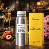 Spray Désodorisant d'Ambiance Inspiré du Vin Pétillant Litchi & Pivoine, Huile Parfumée Longue Durée pour Salle de Bain, Huile Aromatique 500ml en Gros