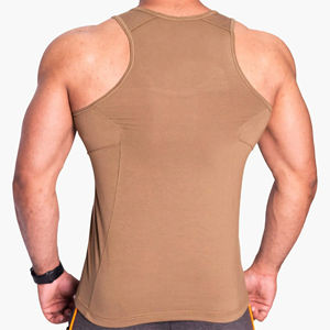 ผู้ชายชุดลําลองแห้งเร็วใช้เสื้อกล้ามในราคาขายส่งเสื้อกล้ามผ้าฝ้ายทําเดี่ยวที่ดีที่สุด - Product Image 2