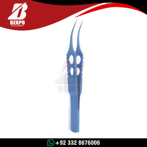 Pinzas de Sutura Kelman McPherson Premium de Acero Inoxidable, Herramienta Oftálmica para Micro Suturas, Instrumentos Quirúrgicos con Certificación CE ISO - Product Image 4