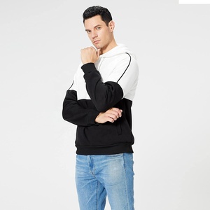 Sweat à capuche unisexe surdimensionné pull-over en coton polaire épais personnalisé impression 3D bouffante brodée vêtements d'hiver pour hommes, vente en gros - Product Image 4