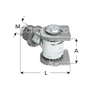 <span class=keywords><strong>Bisagra</strong></span> con Alas y <span class=keywords><strong>Compás</strong></span> Ajustable Modelo 139027 - Product Image 1
