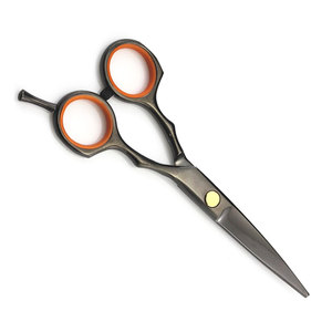 Ciseaux de cheveux de coiffeur professionnel 6 pouces Top qualité ciseaux de cisaillement de cheveux de coiffeur vente directe d'usine couleur acier inoxydable - Product Image 2