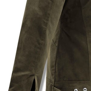 Veste en cuir de vachette pour hommes motif solide veste d'hiver en cuir High Street prix de gros vestes de mode de haute qualité - Product Image 3