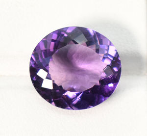Lab Purple Amethyst Oval <b>Gemstone</b> 11.60 Cts Flawless Lab Amethyst <b>Gemstone</b> 16.5X15X8 mm <b>Loose</b> <b>Gemstone</b> For Jewelry Makings - Product Image 1