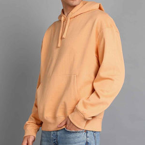 Nueva llegada de gran tamaño sudaderas con capucha gota hombro Heavyweigh 100% algodón manga larga serigrafía letras sudaderas con capucha hombres - Product Image 6