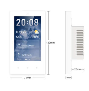 Jrump tuya Bảng điều khiển tự động hóa nhà đa chức năng thông minh với màn hình <span class=keywords><strong>LCD</strong></span> cảm ứng 5 inch | Giao diện màn hình cảm ứng thông minh - Product Image 2