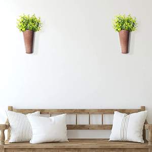 Elegante maceta de pared con acabado de cobre de lujo, nuevo diseño único, a mano por Adiba Metal martillado, decoración del hogar para decoración del hogar - Product Image 4