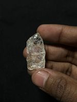 Topacio Arcoíris Blanco Natural, Pulido y en Bruto, con Efecto de Fuego Arcoíris para Joyería, Forma Natural