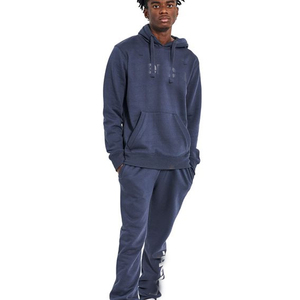 Vintage Printed Custom Heavyweight Fleece Cotton Hoodie Sweatpants Sets Men's Wholesale Tracksuit - Product Image 1