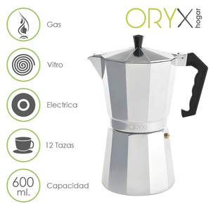 Caffettiera Classica in Alluminio, 12 Tazze (600 ml) - Product Image 2