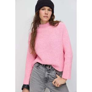 Vintage Half Fisherman's Neck Knit Crop <b>Top</b> <b>for</b> <b>Women</b> Casual Korean Sweet Breathable 100% Cotton Autumn Vintage Print Sweater - Product Image 2