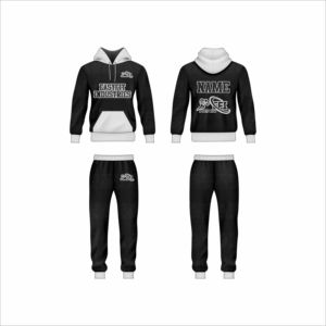 Conjunto Deportivo Personalizado de Invierno para Hombre, Sublimado, con Capucha y Cordón, Logotipo Frontal, Pantalones Deportivos Ajustados, 2025 - Product Image 5