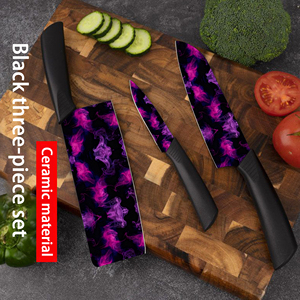 Couteau de chef en céramique avec manche en plastique, design ambidextre, compatible lave-vaisselle, prix d'usine, fait main, vente en gros commerciale, livraison gratuite - Product Image 5