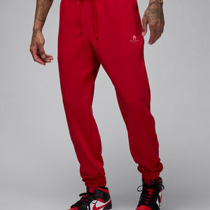 Pantalons de survêtement unisexes de haute qualité, confortables, en coton, coupe droite, décontractés, taille mi-haute, légers, écologiques, pour la salle de sport, la course à pied, le quotidien - Product Image 1