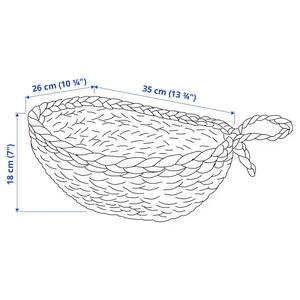 Cesta de Almacenamiento Ecológica de Alta Calidad, Forma Única, Tejida a Mano con Jacinto de Agua, Cesta Decorativa para Frutas y Almacenamiento - Product Image 6