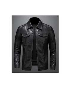 Chaqueta de Invierno de Alta Calidad para Hombre y Mujer, Diseño Vintage Hecho a Mano con Piel de Cordero Genuina, Totalmente Forrada en Poliéster, con Calefacción - Product Image 2