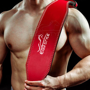 Cinturón de levantamiento de pesas de diseño personalizado ajustable, color rosa fuerte con logotipo blanco, cinturón de levantamiento de pesas protector para gimnasio y Fitness para adultos - Product Image 3