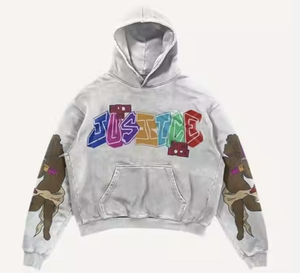 Venta al por mayor térmica 500 Gsm peso pesado pulóver sudaderas con capucha 100% algodón personalizado impreso diseño de gran tamaño para los hombres para el invierno - Product Image 1