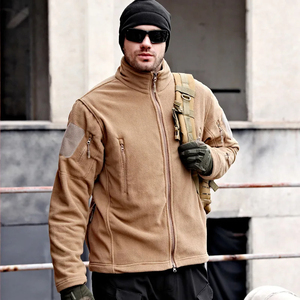 Jacket for <b>Men</b> 2024 New Fleece Camo Coat Outdoor Warm Windbreaker Inner Layer High Quality - Product Image 4