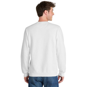 High Quality <b>Men</b> <b>Sweatshirt</b> 100% Cotton Soft Fleece Lined Pullover for Autumn and Winter Fashion Wear <b>White</b> <b>Mens</b> <b>Sweatshirt</b> - Product Image 5