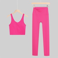 Leggings de yoga Capri rétro pour femme, taille haute, longueur intégrale, sans couture, respirants, effet ventre plat, pour l'entraînement