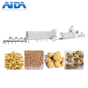Fabricante de máquina para hacer proteínas de carne artificial de <span class=keywords><strong>soja</strong></span> Línea de producción de alimentos de proteína de <span class=keywords><strong>soja</strong></span> automática Extrusora de proteína <span class=keywords><strong>aislada</strong></span> de <span class=keywords><strong>soja</strong></span> - Product Image 1