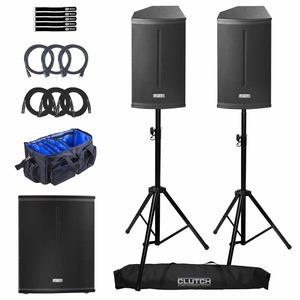 Par de Altavoces Activos VEN-TIS X-PRO 112A de 12 Pulgadas de Alta Calidad con Paquete de Subwoofer Compacto de 15 Pulgadas - Product Image 1