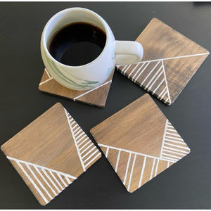 ที่รองแก้วและที่รองจานไม้หนา5มม. สำหรับห้องครัวในบ้าน - Product Image 4