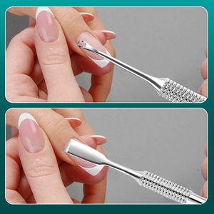 เครื่องดันหนังกำพร้าทำจากสแตนเลสเกรด A + ใช้ซ้ำได้อุปกรณ์กำจัดยาทาเล็บ - Product Image 5