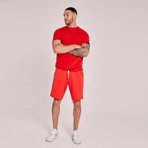 Ensemble de shorts décontractés pour hommes, été, coton, t-shirt à manches courtes, shorts, ensemble de survêtement de sport pour hommes - Product Image 2