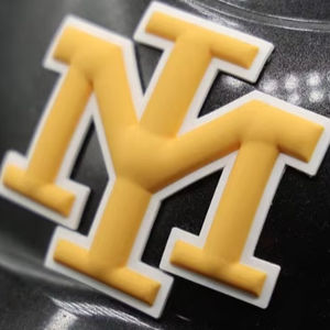 Pare-chocs de casque de baseball personnalisés, adhésif 3M, casque de baseball 2D 3D avec double ruban adhésif, logos d'équipes de baseball - Product Image 1