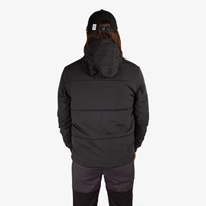 Veste d'hiver en nylon Softshell avec logo personnalisé pour hommes, veste Streetwear, coupe-vent tissé résistant à l'eau, logo sur le devant en toile - Product Image 2