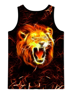 <b>Men's</b> Quick Dry Casual Cotton Tank Tops Sleeveless Knitted <b>Vest</b> for Fitness <b>Running</b> Custom Logo Sublimation Print Decoration - Product Image 6