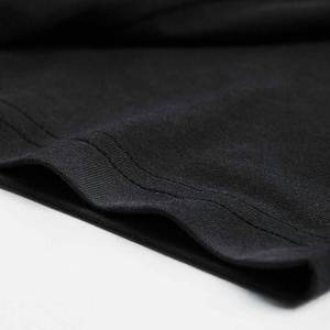 เสื้อยืดฮิปฮอปผู้ชาย แขนสั้น คอวี ลายต้นคริสต์มาสระยิบระยับ ผ้าคอตตอน 100% น้ำหนัก 210 กรัม สีดำ แห้งเร็ว ระบายอากาศดี สวมใส่สบาย - Product Image 3