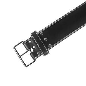 Entrenamiento Fuerza Cintura Protección Sentadillas Levantamiento de pesas duro Cuero Personalizado Negro Cinturón de levantamiento de pesas - Product Image 3