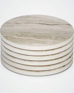 Custom <b>Marble</b> <b>Coasters</b> Natural Stone Handmade Beverage <b>Coaster</b> Set for Home Décor Gift Purpose - Product Image 6