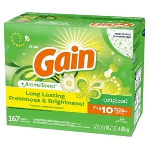 Détergent à lessive en poudre Gain, parfum original, 172 oz, 167 lessives - Product Image 4