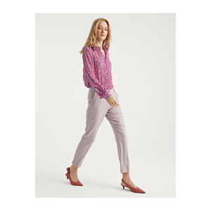 Pantalons et jupes slim fit pour femmes en viscose mélangée - Product Image 3
