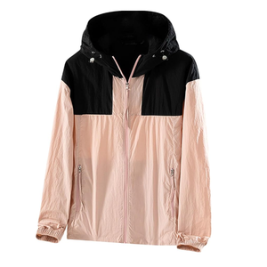 Veste de randonnée imperméable extérieure en polyester 100% personnalisée homme vêtements de course coupe-vent coupe-vent respirant à capuche veste de pluie - Product Image 2