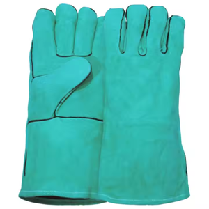 Top Grade Heavy Duty Flame Retardant Cowhide Split Leather Welding Gloves Top Grade Construction Worker Safety Gloves - Product Image 2