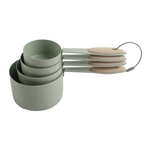 Soft Touch Silicone Handles, 4 pieces Stainless Steel <b>Measuring</b> <b>Spoons</b> Set - Product Image 6