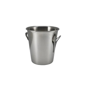 BLUE METAL MODERN ICE BUCKET WITH TONGS GALVANIZED TOP QUALITY CLASSICAL PARTY ICE BUCKET - Product Image 1