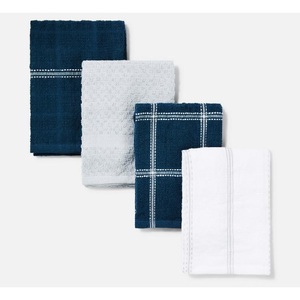 Serviette à thé en tissu sergé 100% coton 190 Gsm pour tous vos besoins de cuisine, prix d'achat en gros, blanc uni vierge en vrac - Product Image 5